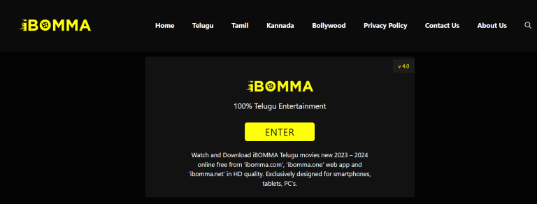 Watch and Download iBOMMA Telugu Movies New 2024